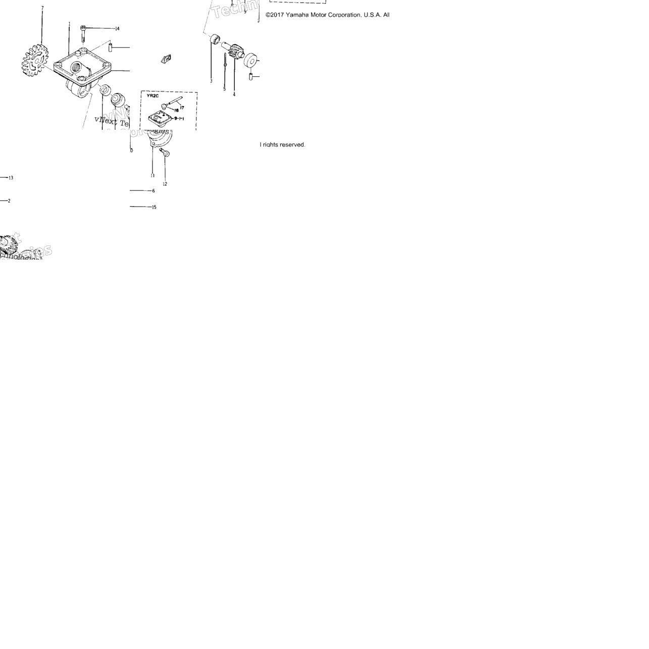 Tachometer Gear