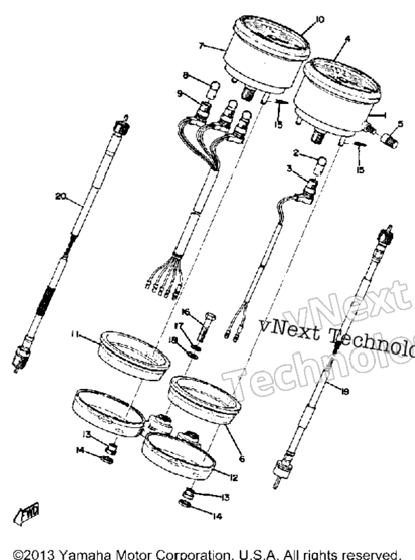 Speedometer Tachometer