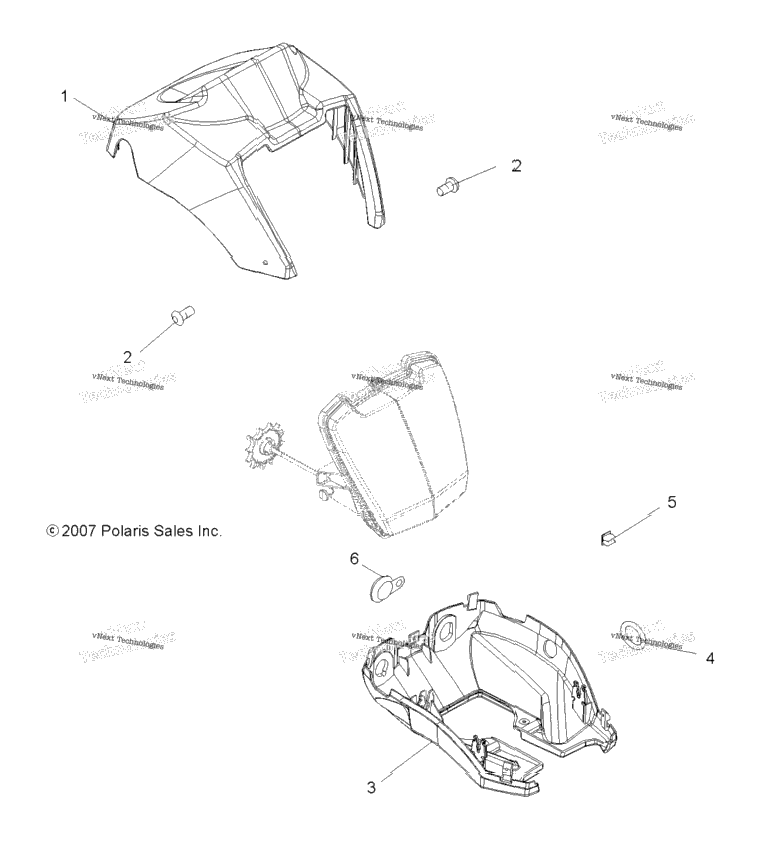 Body, Headlight Pod