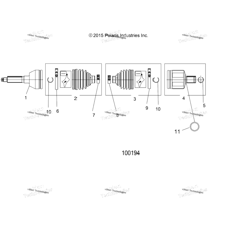 Drive Train, Front Drive Shaft