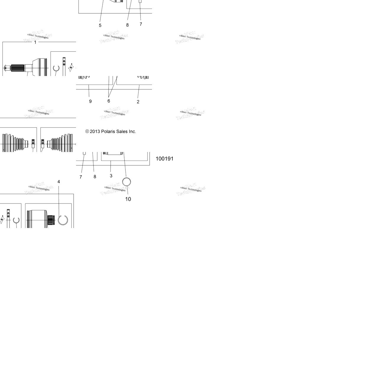 Drive Train, Rear Drive Shaft