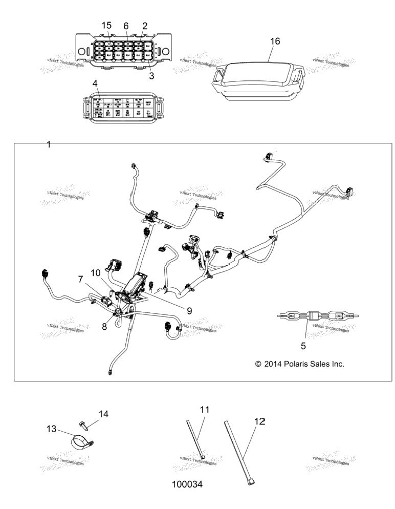 Electrical, Main Wire Harness