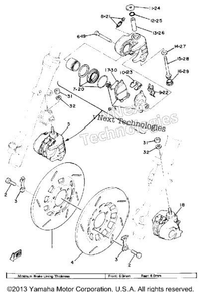 Front Brake Caliper