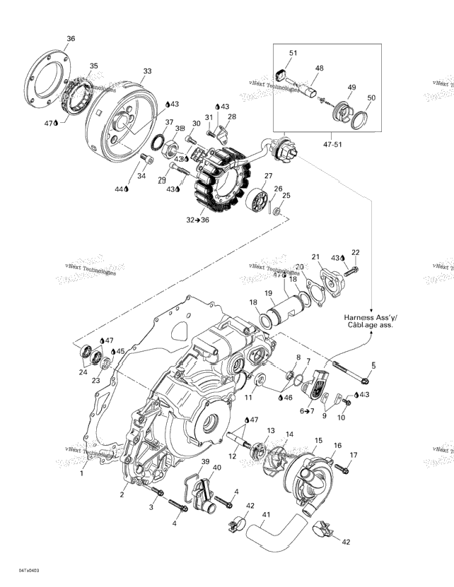 Ignition And Water Pump