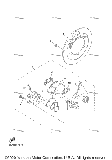 Rear Brake Caliper