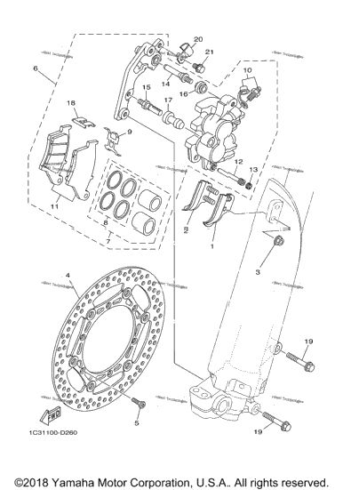 Front Brake Caliper
