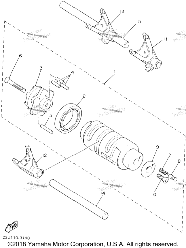Shift Cam Fork