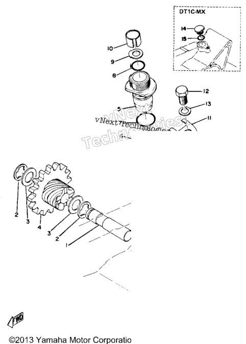 Tachometer Gear