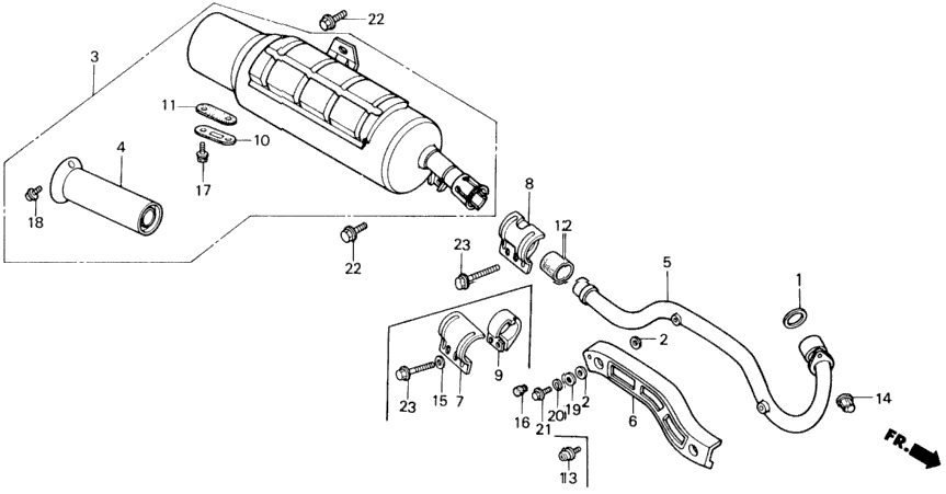 EXHAUST MUFFLER