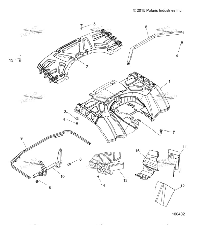 Body, Rear Cab & Rear Rack