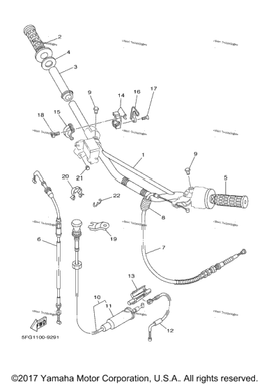 Steering Handle Cable