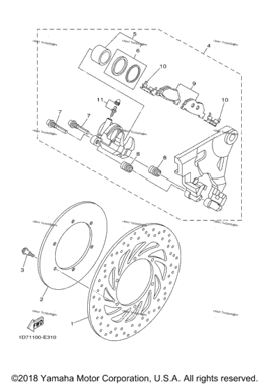 Rear Brake Caliper
