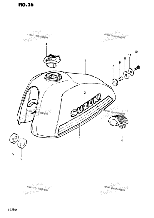 Fuel Tank (Ts250x)