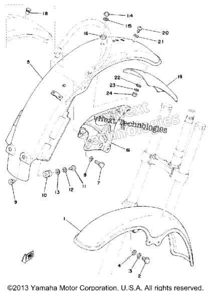 Front Fender - Rear Fender