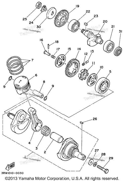 Crankshaft Piston