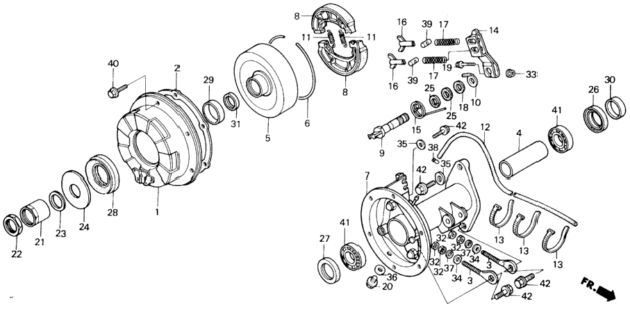 REAR BRAKE DRUM