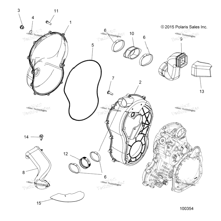 Body, Clutch Cover