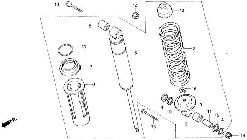 REAR SHOCK ABSORBER