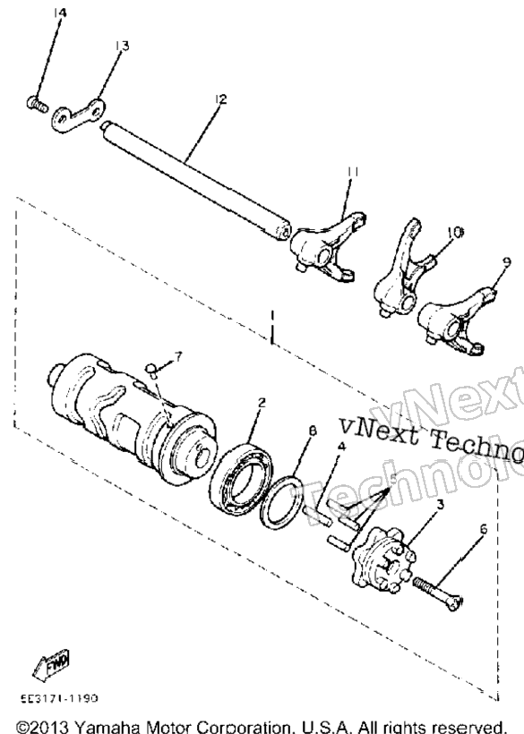 Shift Cam Fork