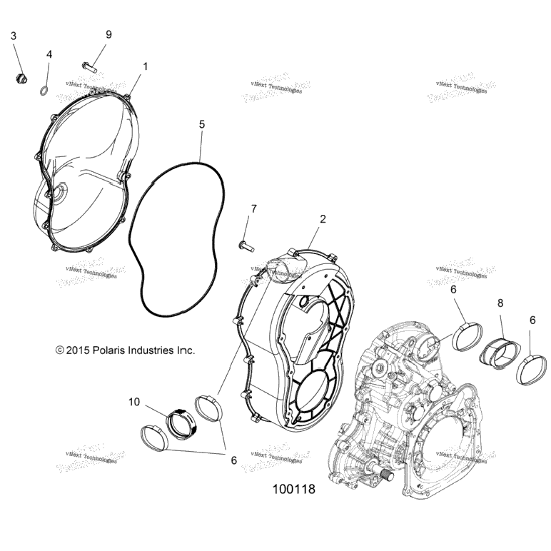 Body, Clutch Cover And Boots