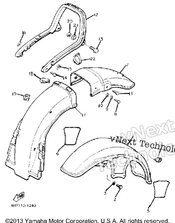 Front Fender Rear Fender