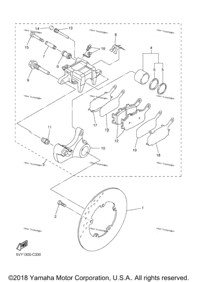 Rear Brake Caliper