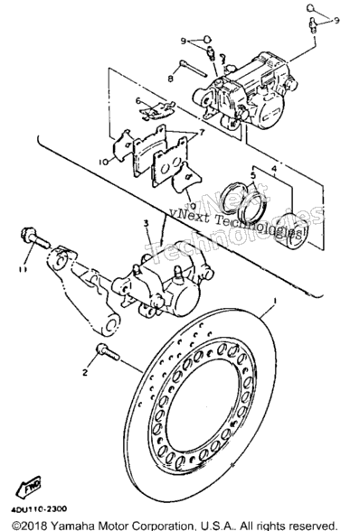 Rear Brake Caliper
