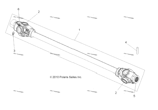 Drive Train, Prop Shaft, Front