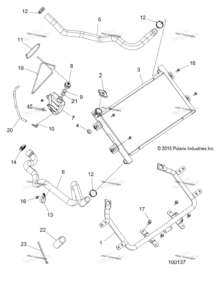 Engine, Cooling System, Radiator