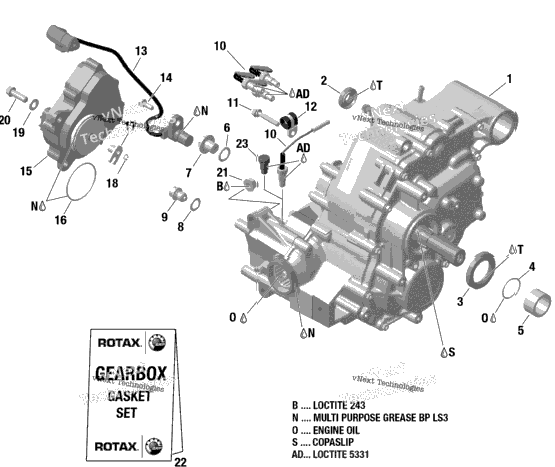 Rotax - Gear Box And Components - 420685397