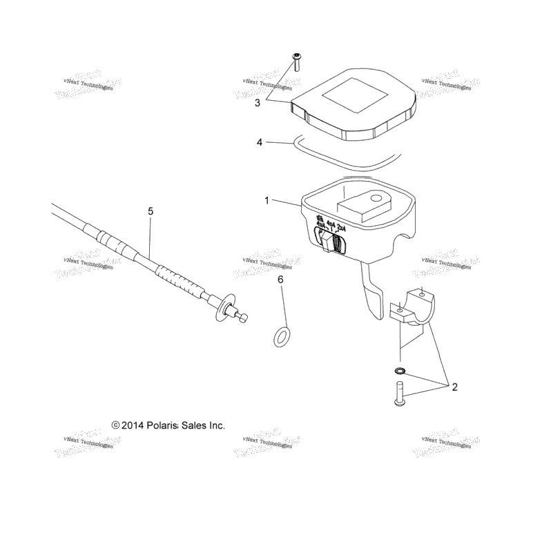 Steering, Controls, Throttle Asm. & Cable