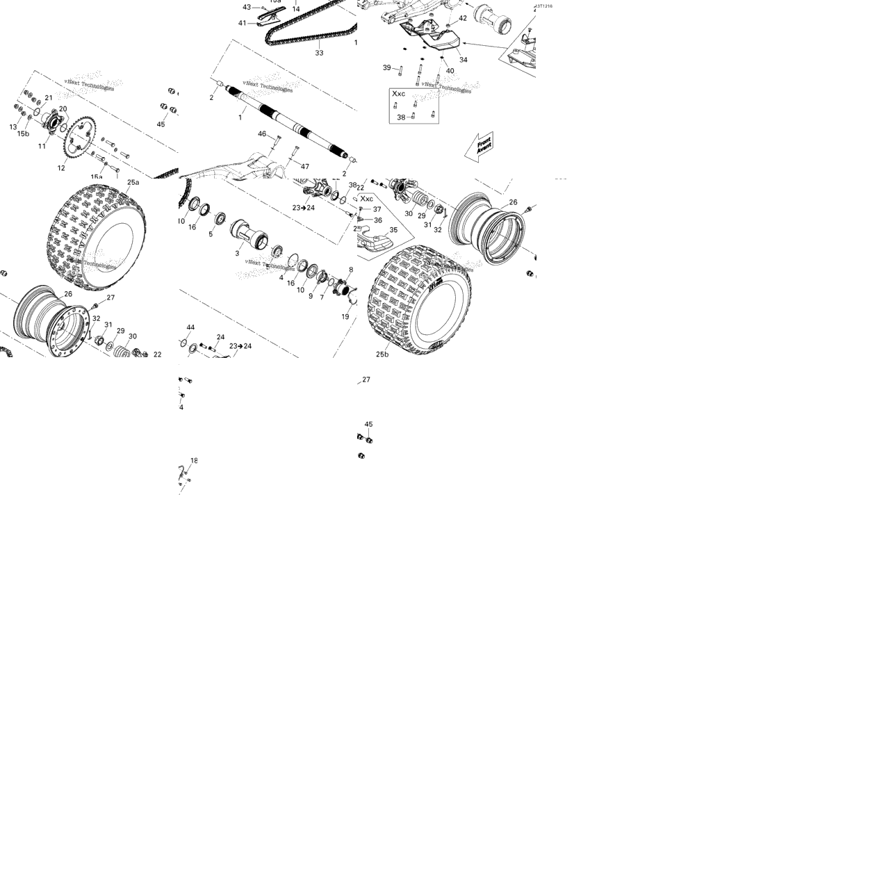 Drive System, Rear