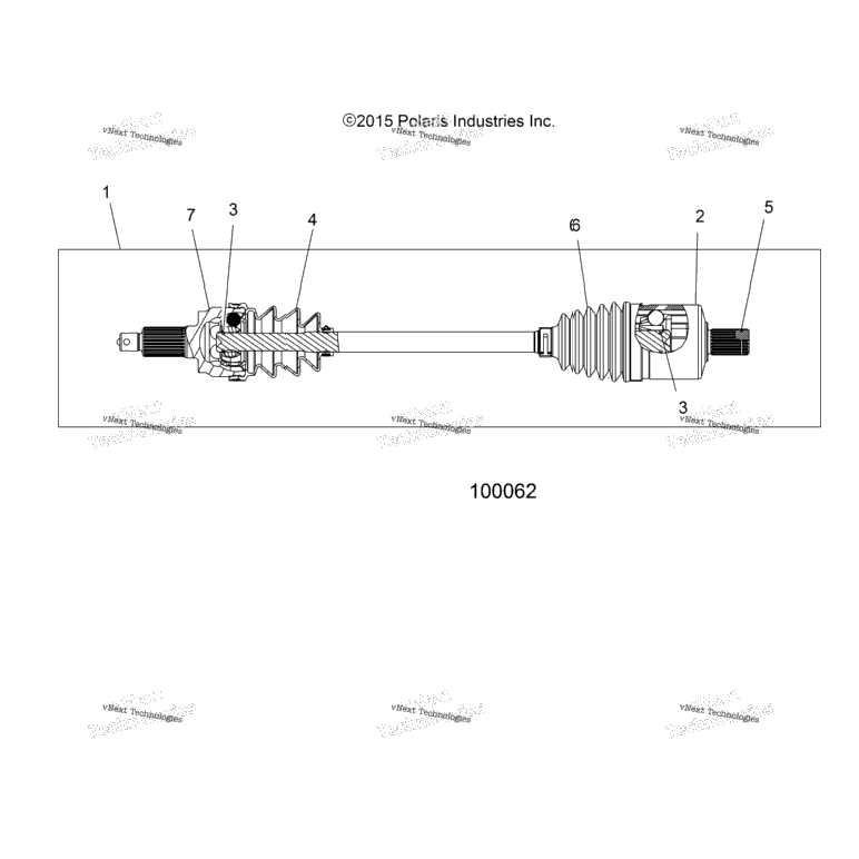 Drive Train, Drive Shaft, Front A16sve95am