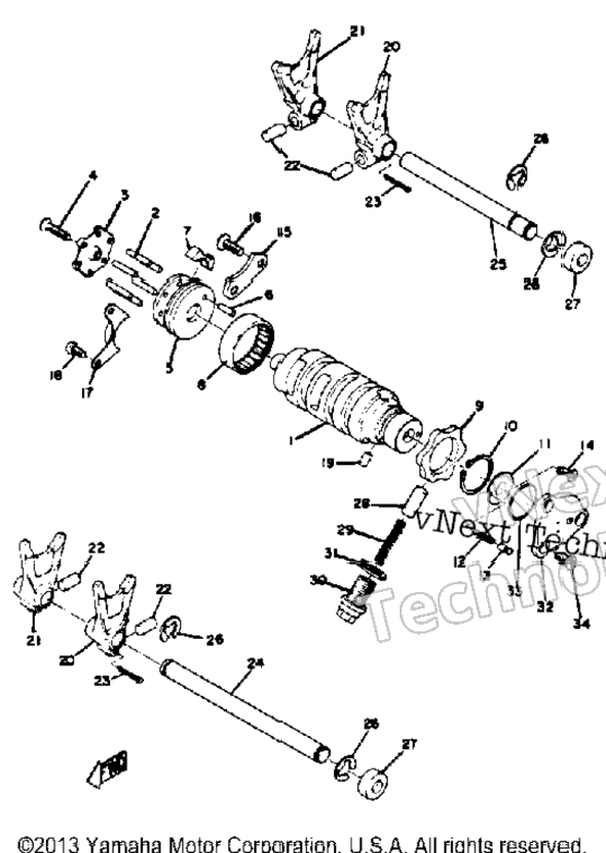 Shift Cam Fork