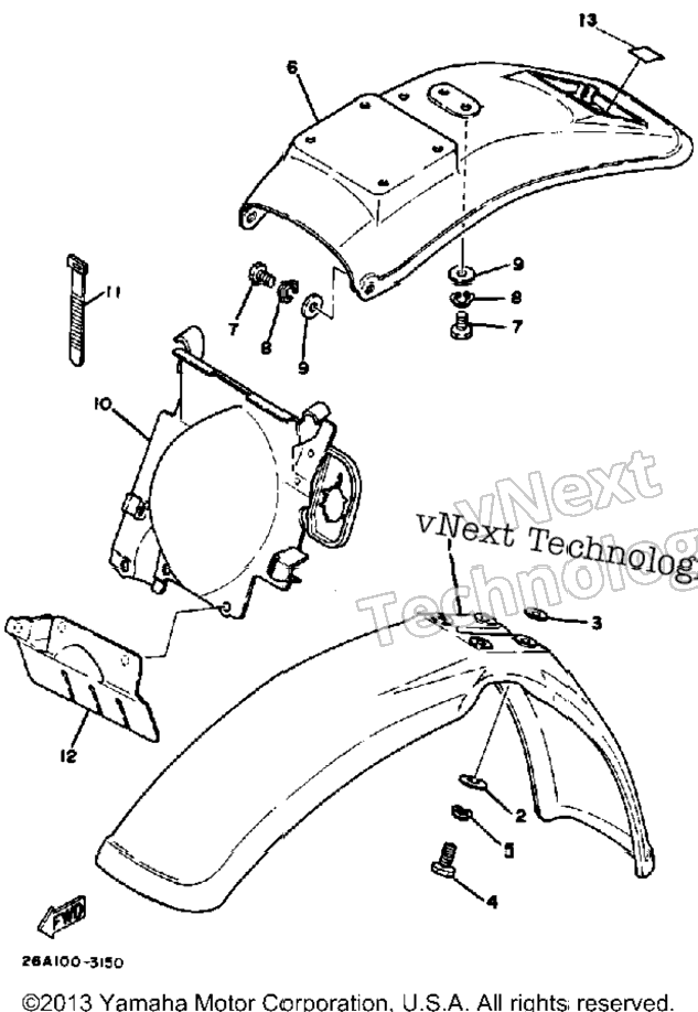 Front Fender - Rear Fender