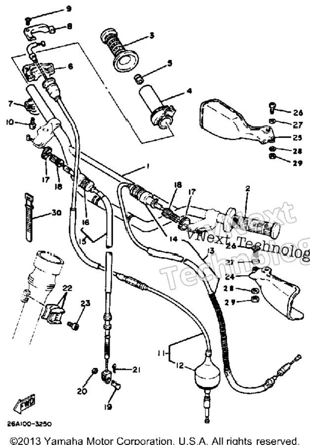 Handlebar - Cable