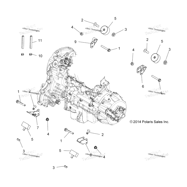 Engine, Engine And Transmission Mounting