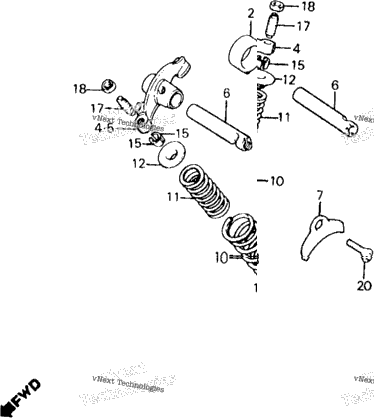 Camshaft + Valve