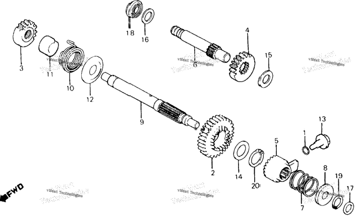 Kick Starter Spindle
