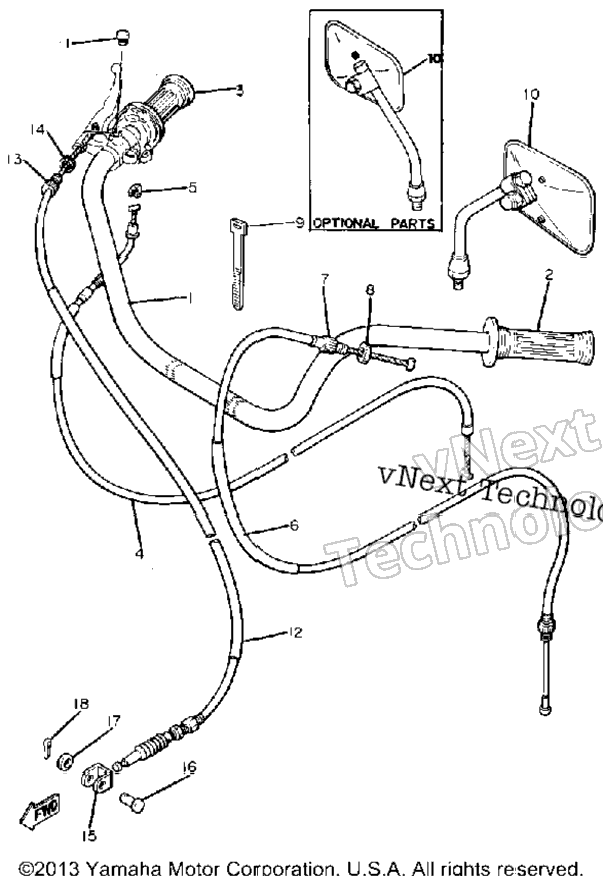 Handlebar Cable