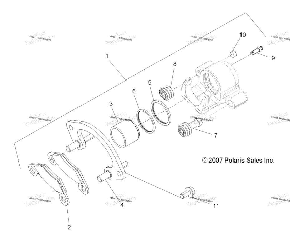 Brakes, Rear Caliper
