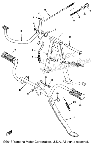 Stand - Footrest - Brake Pedal