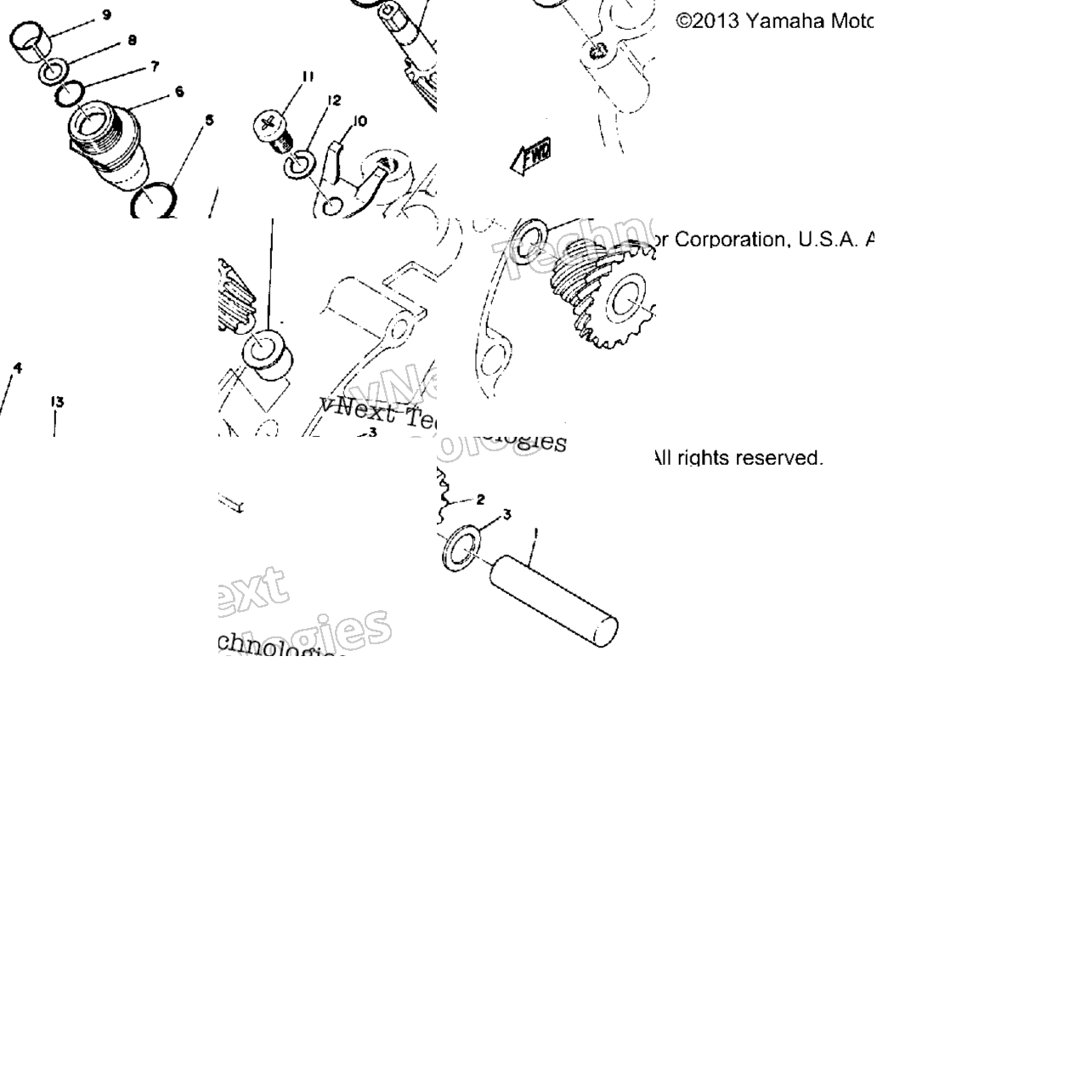 Tachometer Gear