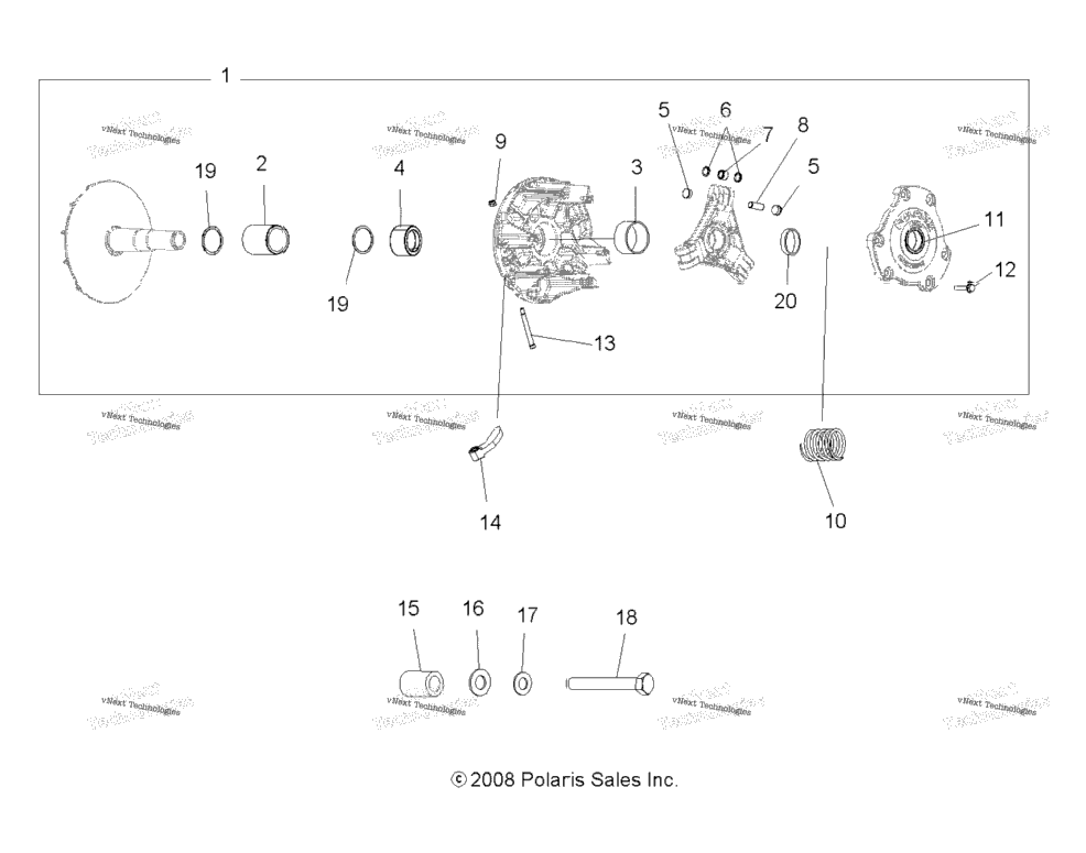 Drive Train, Primary Clutch