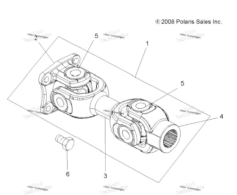 Drive Train, Prop Shaft, Rear