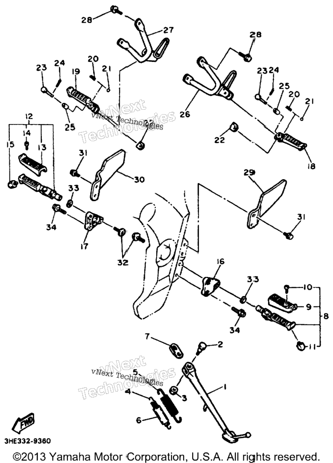Stand Footrest