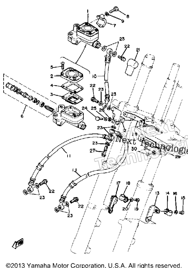 Front Master Cylinder