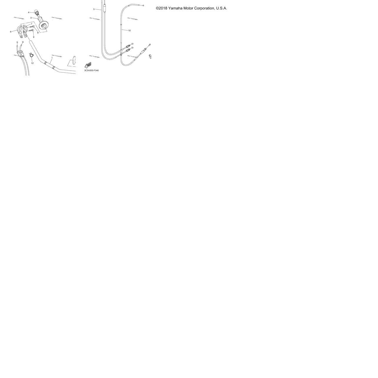 Steering Handle Cable