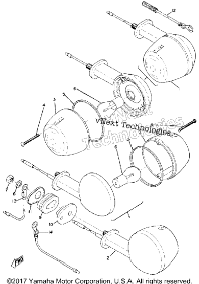 Flasher Lamp (Alternate Parts) (Rt1)