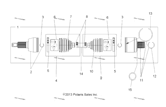 Drive Train, Drive Shaft, Rear